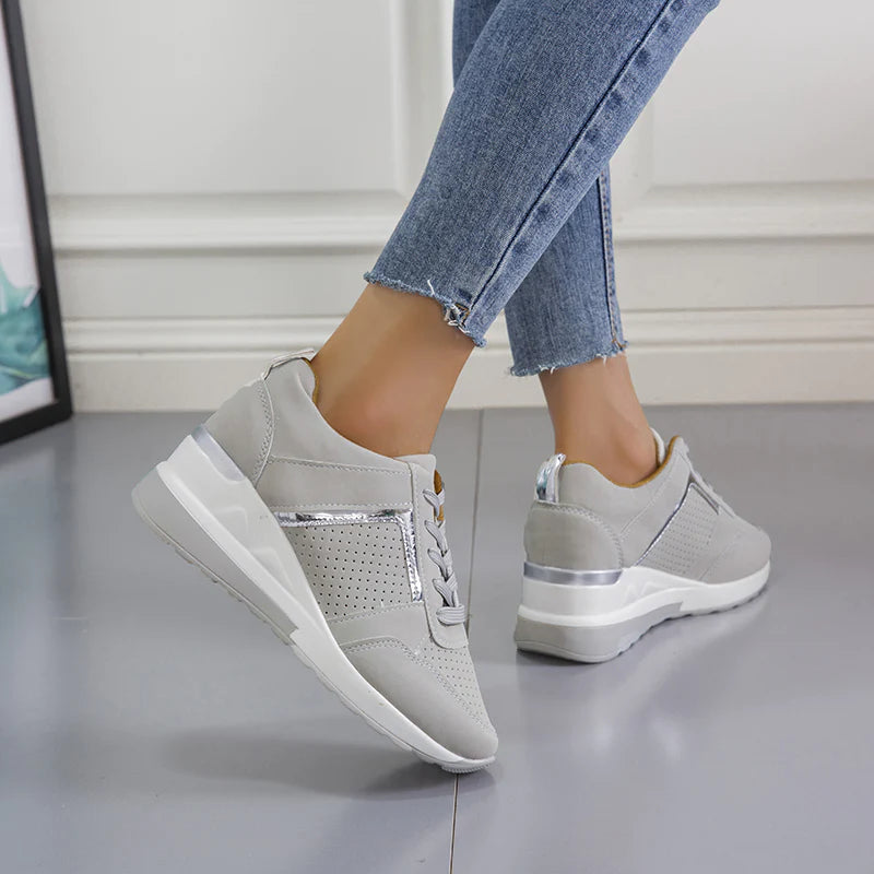 Anna - Femme Baskets Marche Confort