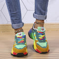 Isabeau - Baskets Orthopédiques - Motif Arc-En-Ciel, Confort Absolu, Femme