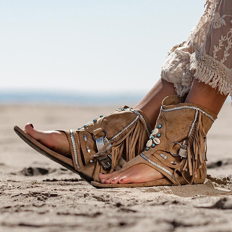Sandales Bohèmes pour Femme | Look Tendance Été